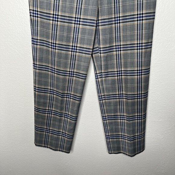 Tibi Womens Taylor Lucas Suiting Academia Plaid Dress Pants Size 2 - Picture 5 of 11